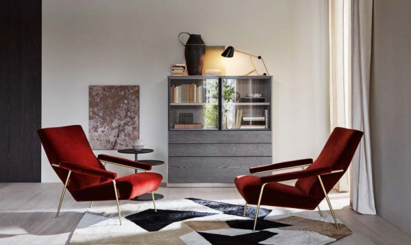 Molteni poltrona D.153.1 | Outlet Bortoluzzi Arredamenti