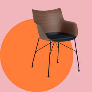 KARTELL SEDIA Q/WOOD