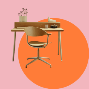 VITRA SEDIA MYNT E SCRIVANIA COURIER